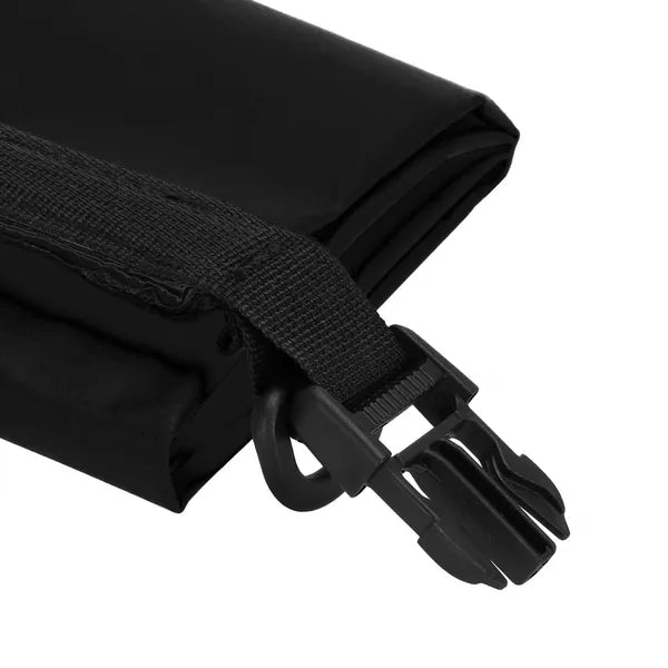 30 literes fekete vízhatlan PVC roll-top zsák hátizsák/táska