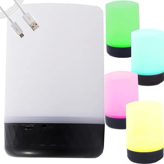Rgb led éjjeli lámpa usb táppal, 2 mód, 8 szín