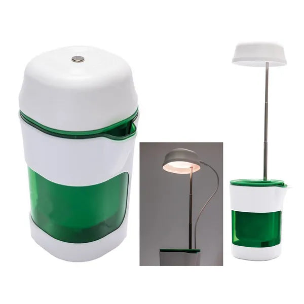 Növénynevelő panel lámpa 6 LED + 4 UV, önöntöző USB cserép 37 cm, 5 W