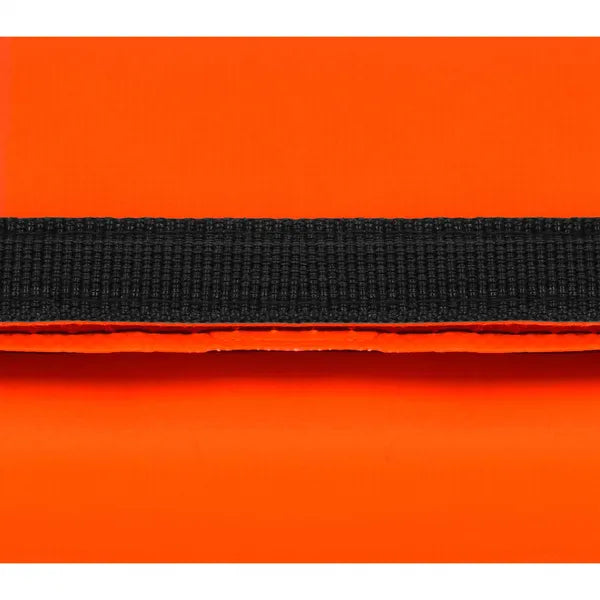 Narancssárga 10 l vízálló PVC roll-top száraz zsák vállpánttal