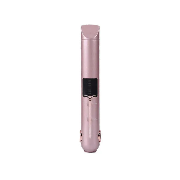 Vezeték nélküli 2-az-1-ben kerámia hajvasaló LCD-vel, powerbank funkcióval