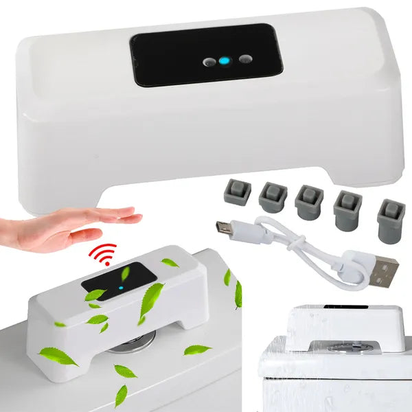 Érintésmentes WC-öblítő mozgásérzékelővel, USB-s tölthető IPX5
