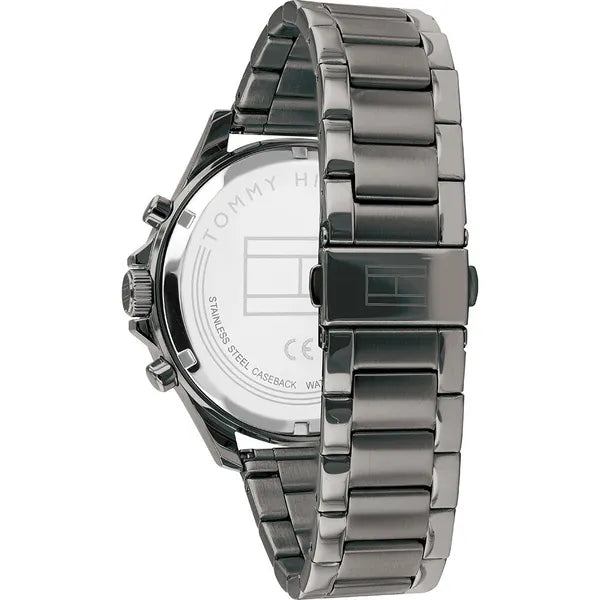 Tommy Hilfiger 1791719 férfi karóra, rozsdamentes acél, 46 mm, szürke