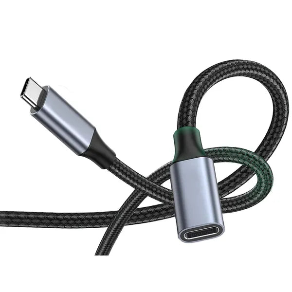 USB-C–USB-C fonott gyorstöltő és adatkábel, 2 m