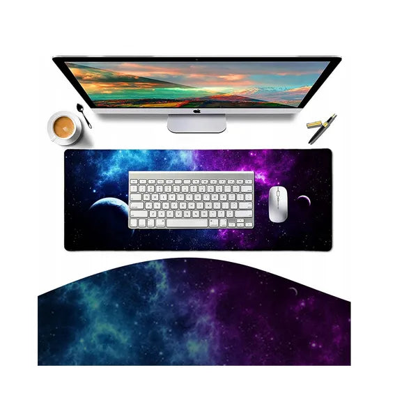 XXL vastag gamer egérpad 80x30 cm – Cosmos Stars, csúszásmentes