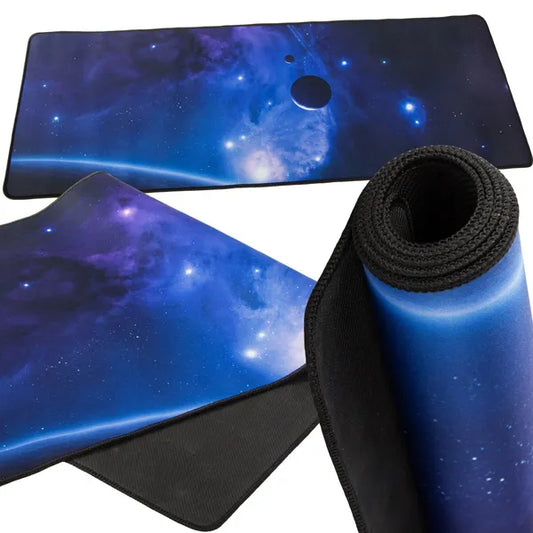 XXL csillagképes egérpad 80×30 cm – csúszásgátló, vízálló