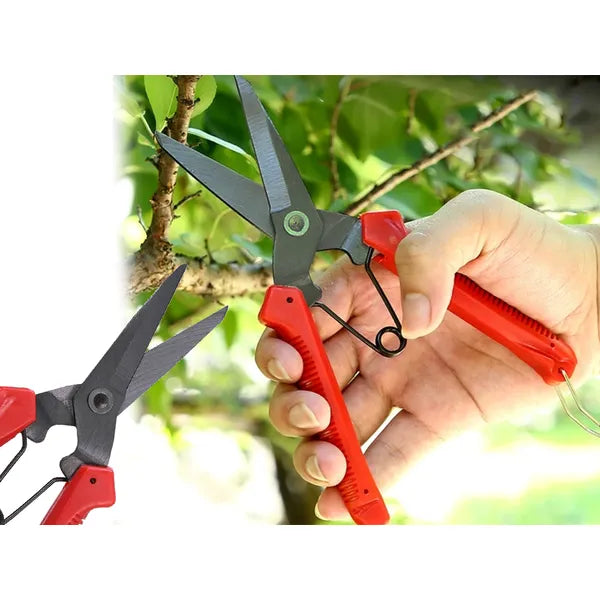 Kézi metszőolló 19 cm, edzett acél penge, biztonsági zárral