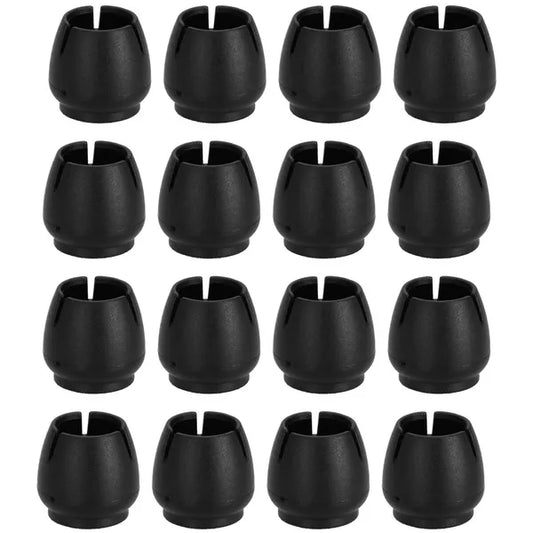 Kör alakú PVC bútorláb védők, filc aljjal, 17-21 mm, 16 db