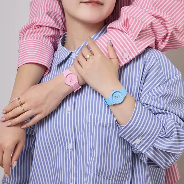 Casio LQ-24B-4BDF női kvarc karóra, rózsaszín, műanyag szíj, WR30