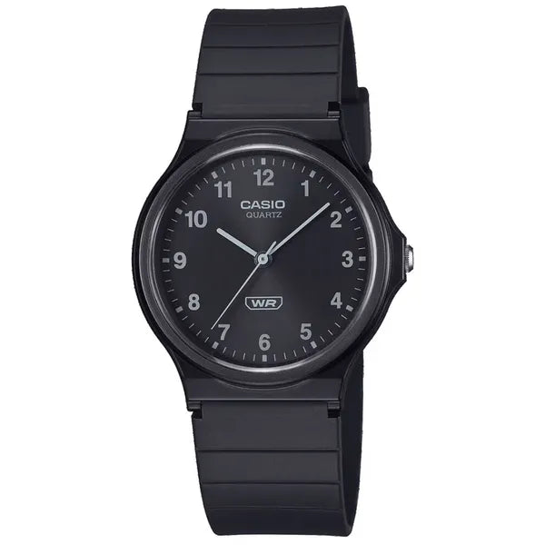 Casio MQ-24B-1BD unisex quartz karóra, grafit, 36 mm, műanyag szíj, díszdoboz