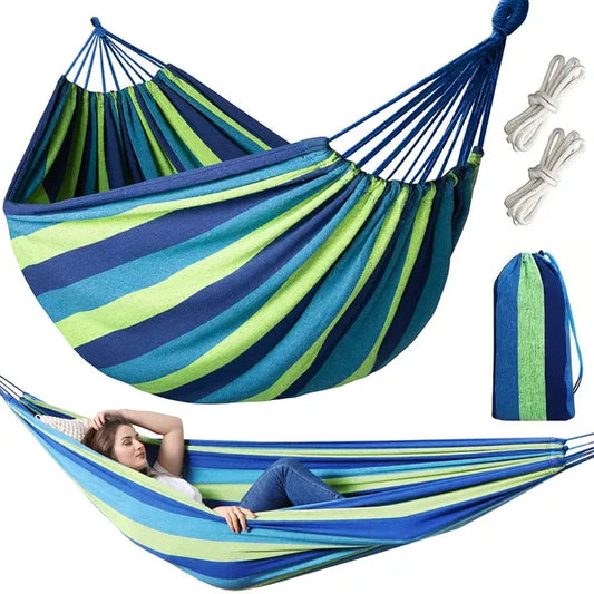 Két személyes brazil kerti függőágy 300×160 cm pamut XXL, hordtáskával