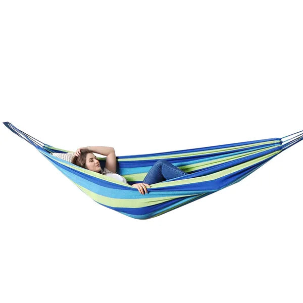 Két személyes brazil kerti függőágy 300×160 cm pamut XXL, hordtáskával