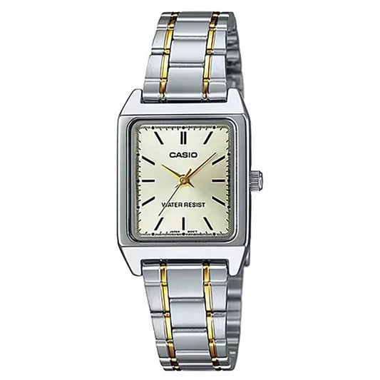 Casio LTP-V007SG-9E női karóra, rozsdamentes acél, arany-ezüst, kvarc