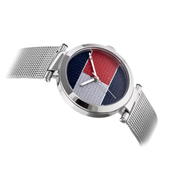 Tommy Hilfiger 1781866 Lynn női karóra, ezüst acél, 32 mm, WR30