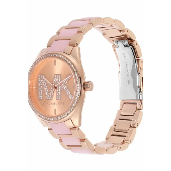 Michael Kors Janelle MK4731 női karóra, rozéarany acél szíj, 36 mm