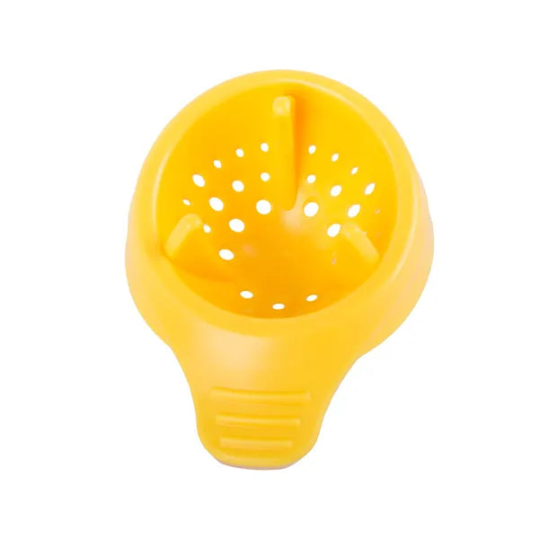 Kézi citrom- és citrusprés, 50 ml kapacitás, sárga műanyag