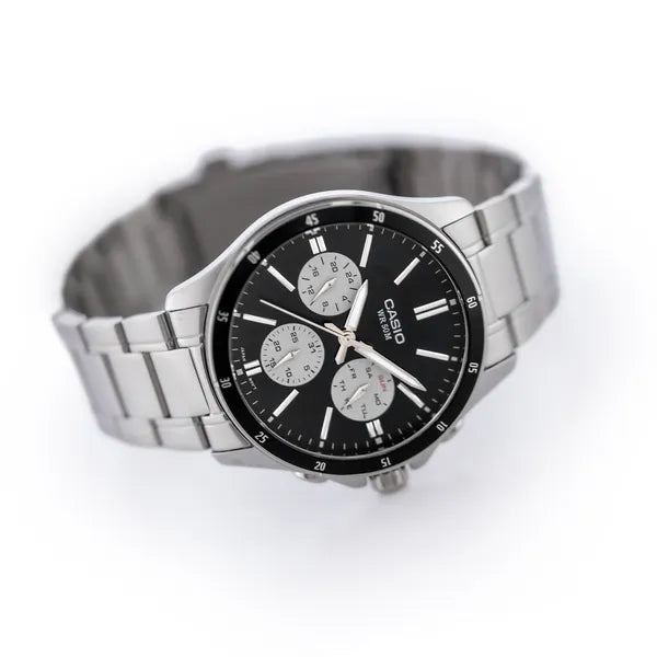 Casio férfi karóra MTP-1374D-1A3, rozsdamentes acél, WR50
