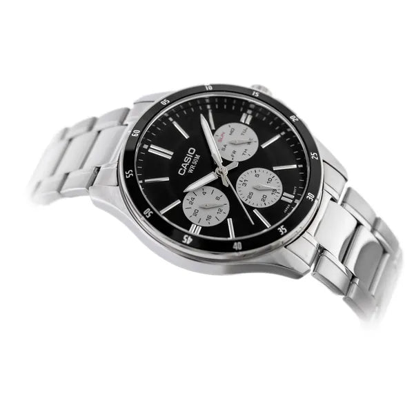 Casio férfi karóra MTP-1374D-1A3, rozsdamentes acél, WR50