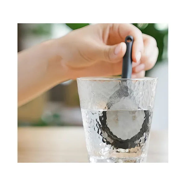 Alumínium tea-, kávé- és gyógynövény szűrőkosár, műanyag nyél, 5 cm
