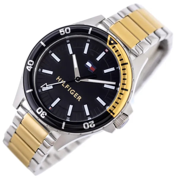 Tommy Hilfiger Logan férfi karóra, 43 mm, rozsdamentes acél, WR50