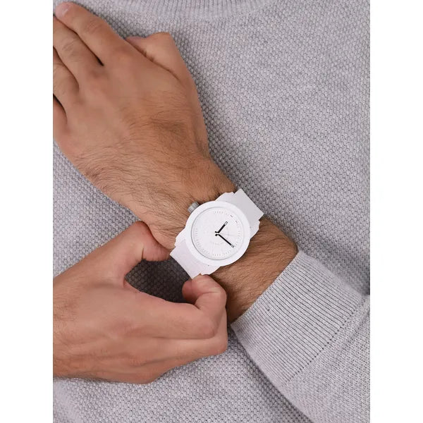 Diesel Double Down S44 DZ1436 férfi karóra 44 mm fehér műanyag