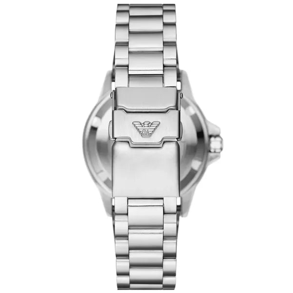 Emporio Armani Sea Explorer automata férfi búváróra 42 mm, acél, kék