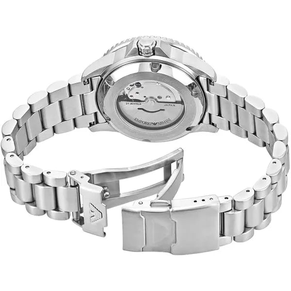 Emporio Armani AR60080 Sea Explorer automata férfi karóra, 42 mm, WR200