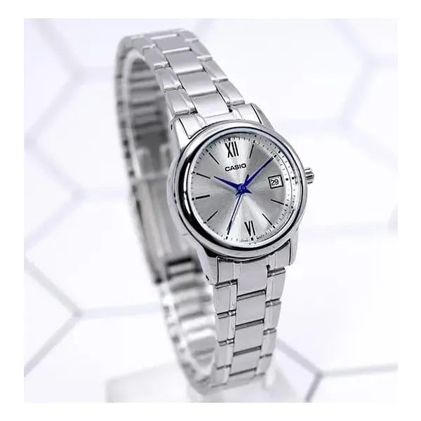 Casio női karóra LTP-V002D-7B3UDF ezüst, 25 mm, rozsdamentes acél