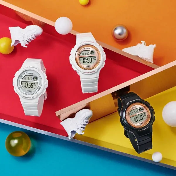 Casio LWS-1200H-1AVDF női sport digitális karóra, WR100, fekete