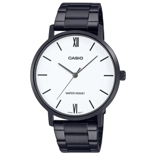 Casio MTP-VT01B-7B férfi karóra, rozsdamentes acél, 40 mm, WR30