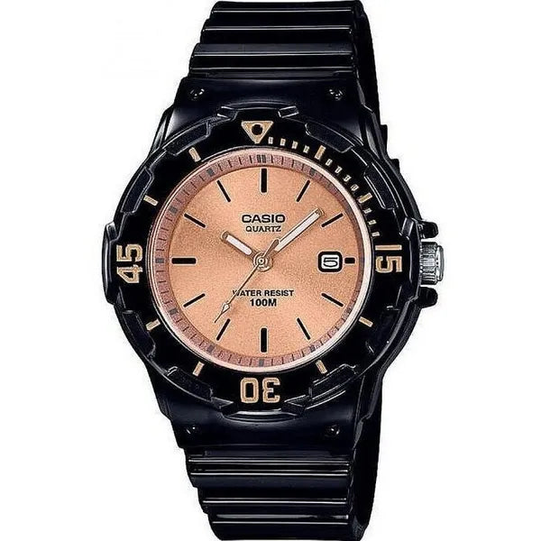Casio női karóra LRW-200H-9E2VDF, 39 mm, WR100, rózsaarany számlap