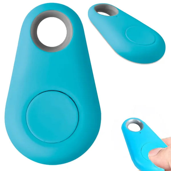 Bluetooth kulcskereső kulcstartó, telefonkereső, 25 m, iOS/Android, kék