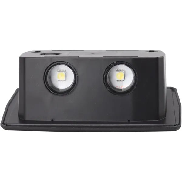 Napelemes LED homlokzati falilámpa IP65, szürkület-érzékelő, multicolor