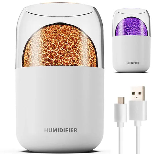 Ultrahangos LED világítású 300 ml-es USB aroma párásító diffúzor