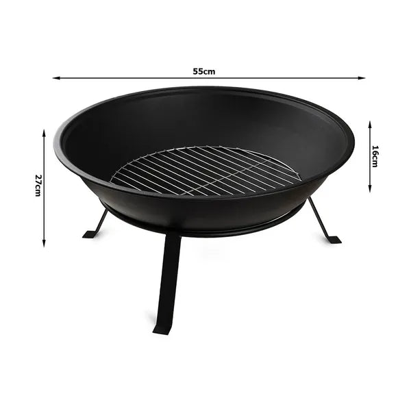 Garden hearth large poker stand grill grill fire 55 kettle