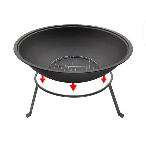 Garden hearth large poker stand grill grill fire 55 kettle
