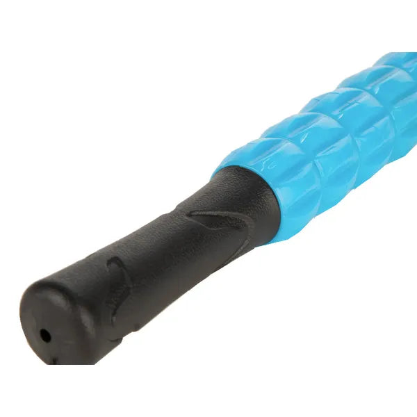 360° masszázs henger 9 görgővel, hát- és testmasszírozó, 42 cm, kék