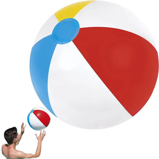 Többszínű 30 cm-es felfújható gyerek strandlabda medencéhez