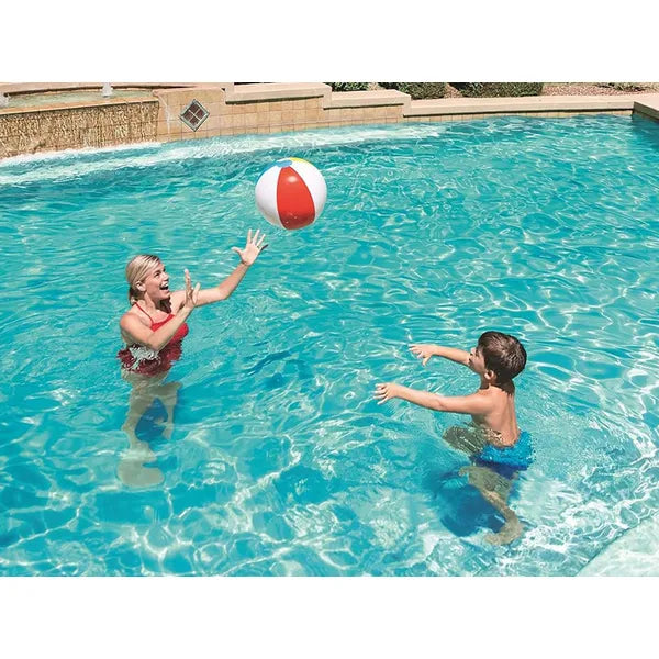 Többszínű 30 cm-es felfújható gyerek strandlabda medencéhez