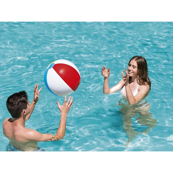 Többszínű 30 cm-es felfújható gyerek strandlabda medencéhez