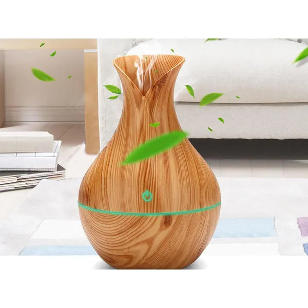 Ultrahangos aroma diffúzor és légnedvesítő, 200 ml, RGB, USB