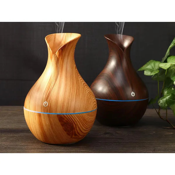 Ultrahangos aroma diffúzor és légnedvesítő, 200 ml, RGB, USB