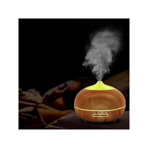 Ultrahangos 300 ml aromadiffúzor és párásító RGB fénnyel, időzítővel