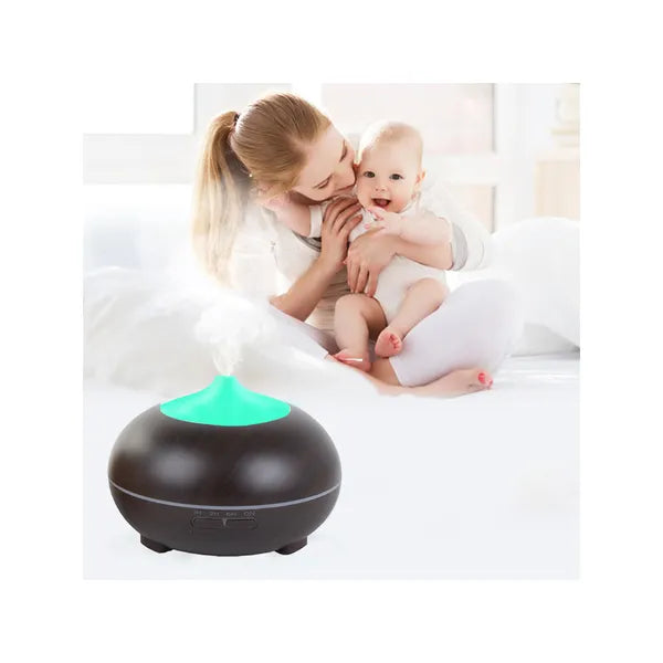 Ultrahangos aroma diffúzor és párásító 300 ml, RGB fény, távirányító