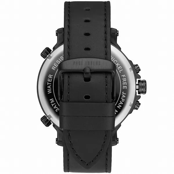 Férfi karóra Paul Lorens PL11706A2-1A5 fekete kronográf 52 mm