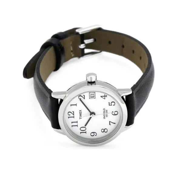 Timex Easy Reader Classic női karóra 25 mm bőrszíj WR30 fehér számlap