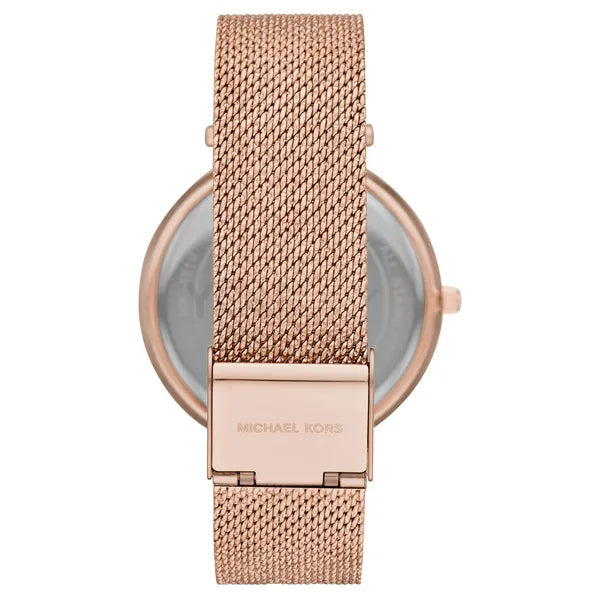 Michael Kors Portia női karóra, rózsaarany, 36 mm, acél, WR50