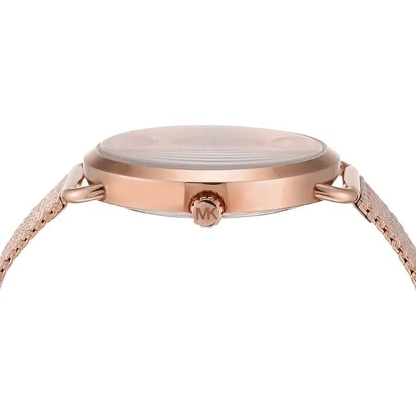 Michael Kors Portia női karóra, rózsaarany, 36 mm, acél, WR50