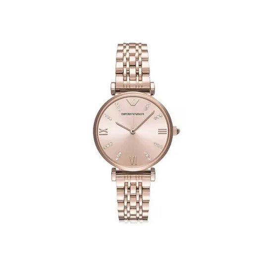 Emporio Armani Gianni T-Bar AR11059 rozéarany női nemesacél kvarc karóra 32mm