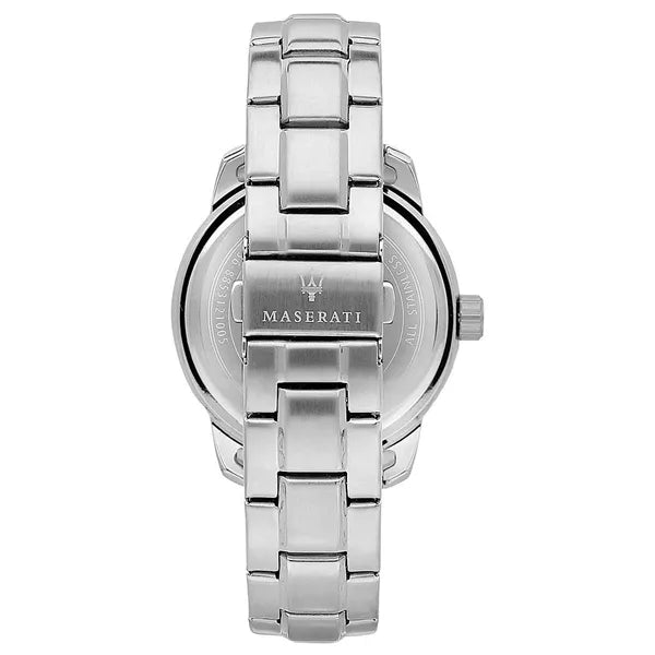 Maserati Successo férfi karóra, 44 mm, kvarc, acél, 10 ATM, kék számlap